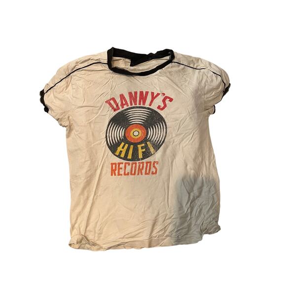 No Boundaries Danny's HiFi Records T-Shirt Mens M - Picture 1 of 3